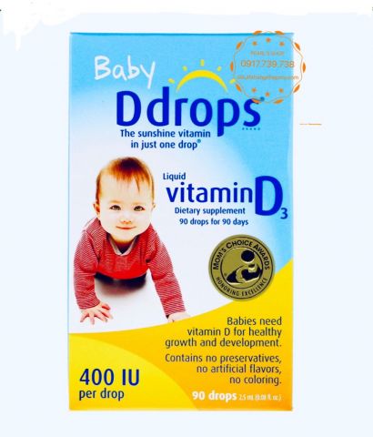 Vitamin D3 BABY Ddrops 90 giọt