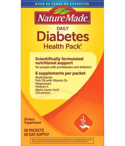 Daily Diabetes Health Pack -  Vitamin cho bệnh nhân tiểu đường 
