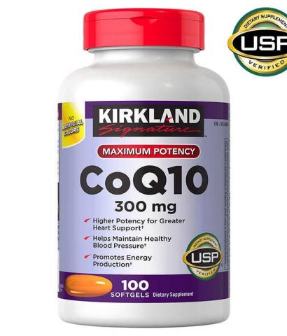 Bổ tim chống đột quỵ tim mạch COQ10 300MG Kirkland
