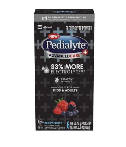 Bột trái cây điện giải Pedialyte Advanced Care có lợi khuẩn