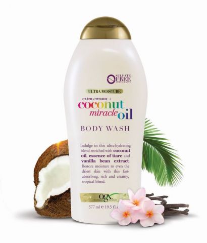 Sữa tắm dưỡng ẩm trắng da COCONUT MIRACLE OIL OGX 577ml
