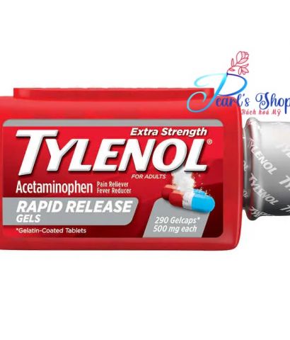 Giảm đau hạ sốt TYLENOL RAPID RELEASE 290 gels 500mg