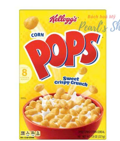 Ngũ cốc Pops corn Kellogg's vị bắp rang 221g
