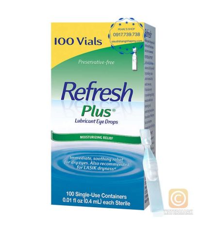 Nước mắt nhân tạo REFRESH PLUS 100 vials