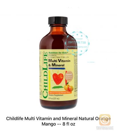  Multi Vitamin & Mineral childlife 237ml 