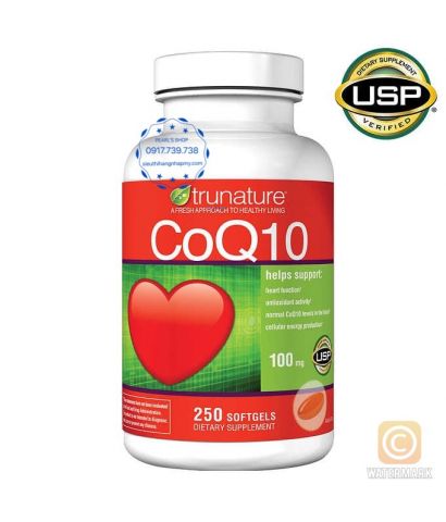 Viên bổ trợ tim mạch - COQ10 TRUNATURE 250viên