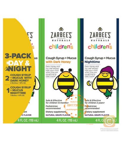 Set ZARBEE’S NATURAL CHILDREN’S SYRUP (bộ 3 chai)