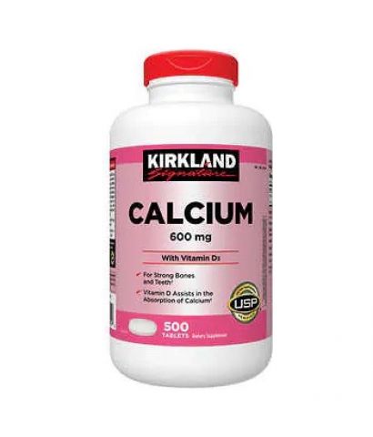 Calcium + Vitamin D3 500 viên Kirkland