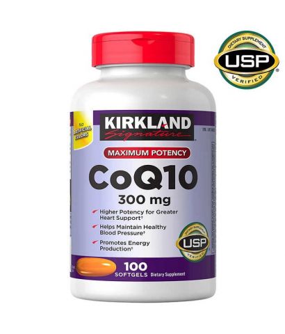 Bổ tim chống đột quỵ tim mạch COQ10 300MG Kirkland