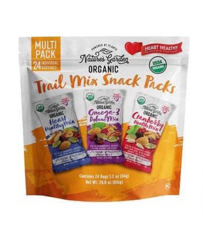 Hạt TRAIL MIX SNACK PACKS Nature's Garden 816g