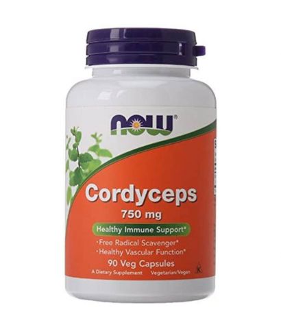 Viên đông trùng hạ thảo CORDYCEPS NOW 750mg tăng cường sức khỏe.