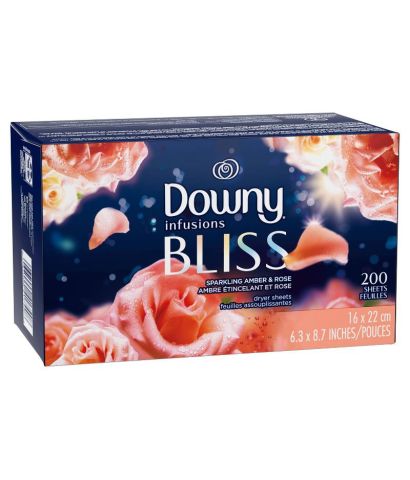 Giấy thơm DOWNY INFUSIONS BLISS amber & rose 200 tờ