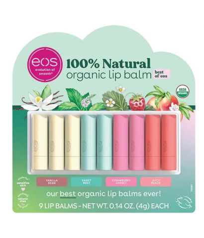 Son dưỡng EOS Lip Balm 9 thỏi từ tự nhiên