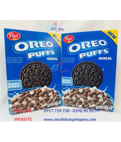 Bánh ngũ cốc Oreo Puffs 283g.