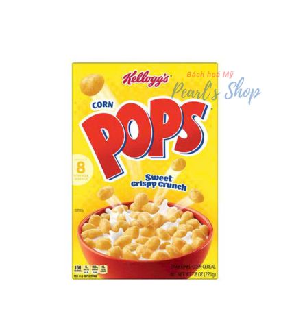 Ngũ cốc Pops corn Kellogg's vị bắp rang 221g