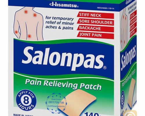 Miếng dán giảm đau SALONPAS 140 miếng