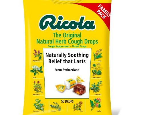 Kẹo the RICOLA giảm ho và đau họng từ thảo dược