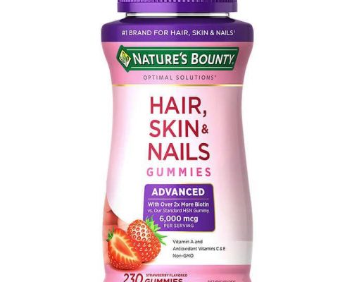 Nature's Bounty Hair, Skin, Nails Gummies - Kẹo dẻo hỗ trợ sức khỏe của sắc đẹp