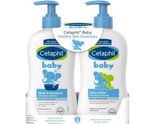 Bộ sản phẩm CETAPHIL BABY chăm sóc và nuôi dưỡng làn da bé.