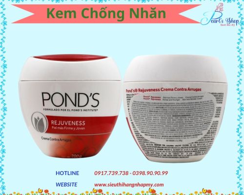 Kem chống nhăn POND'S Rejuveness Crema Contra Arrugas 200g