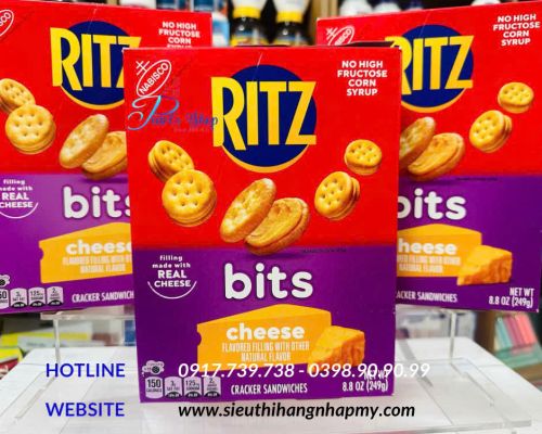 Bánh quy mặn kẹp phô mai tươi RITZ BITS - CHEESE