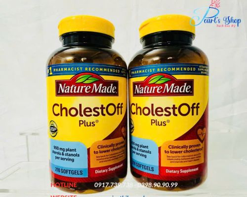 CHOLESTOFF PLUS - Viên uống giảm mỡ máu 210 viên