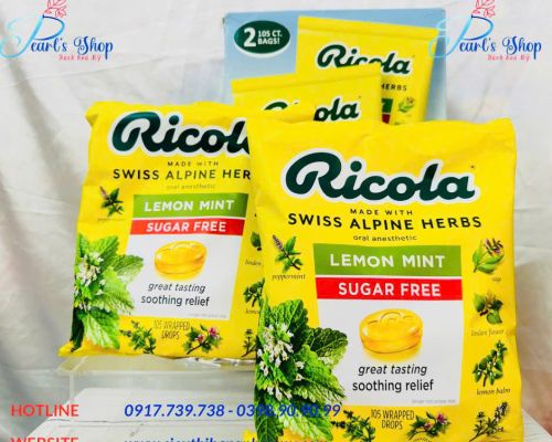 RICOLA Sugar Free 105 viên